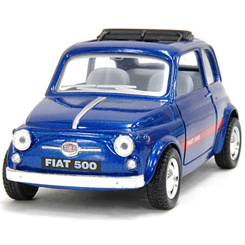 1/24 FIAT 500ミニチュアモデル(ブルー)