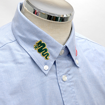 Alfa Romeo Button Down Shirts-ALFA CORSE/Blue-