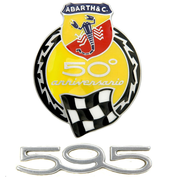 ABARTH Genuine 595 50th Anniversary Side Emblem