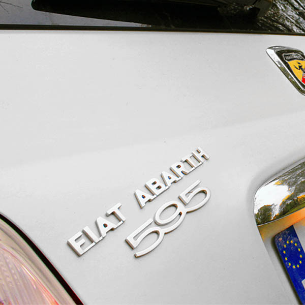 ABARTH Genuine 595 50th Anniversary Rear Logo Script