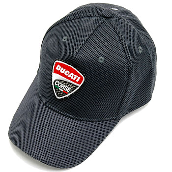 DUCATI Baseball Cap-DUCATI CORSE/Carbon Look-