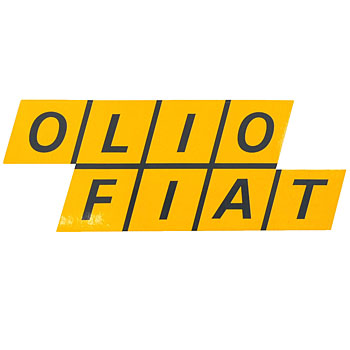 OLIO FIAT Sticker(XL)