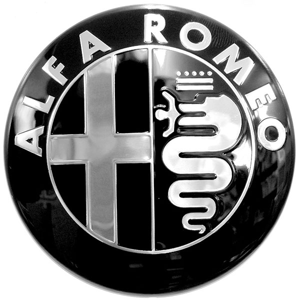 Alfa Romeoエンブレム-モノトーンタイプ-