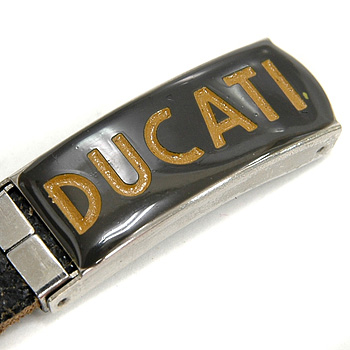 DUCATI Leather Bracelet-Retro/Gray-