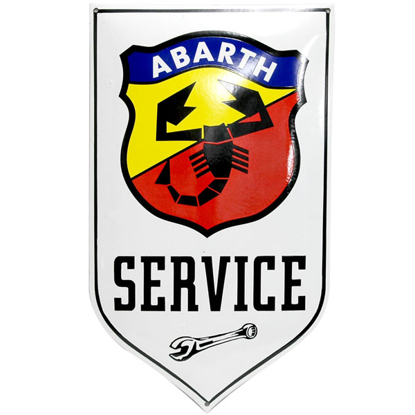 ABARTH SERVICEホーローサインボード(Large)