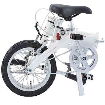 FIAT純正14インチフォールディングバイク(AL-FDB140 Mobilly/ホワイト)