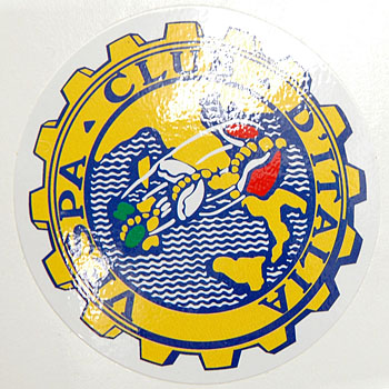 Vespa CLUB ITALIA Sticker