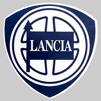 LANCIA Emblem Shaped Sticker(300mm)