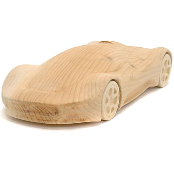 1/10 MASERATI Birdgage 75 Wooden Model by Pininfarina