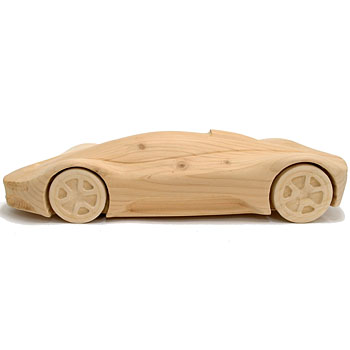 1/10 MASERATI Birdgage 75 Wooden Model by Pininfarina