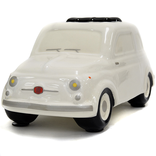 FIAT 500 Coin Bank(Large/White)