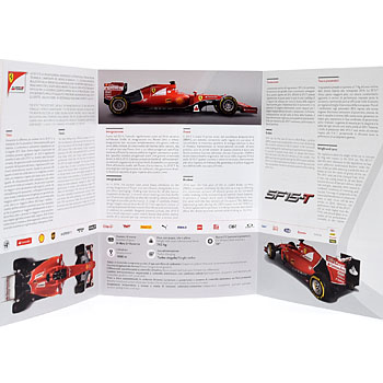 Scuderia Ferrari SF15-T Press Leaflet & Card Set