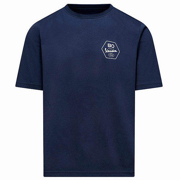 VespaOfficial 80th Anniversary T-shirt (Navy)