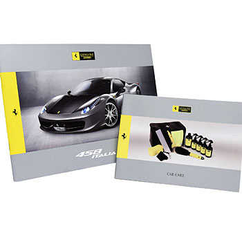 Ferrari 458 ITALIA accessori Catalogue & Car Care Catalogue Set