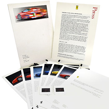 Ferrari Press Kit(1997 Geneve)