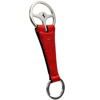 Ferrari Leather Keyring(Red)