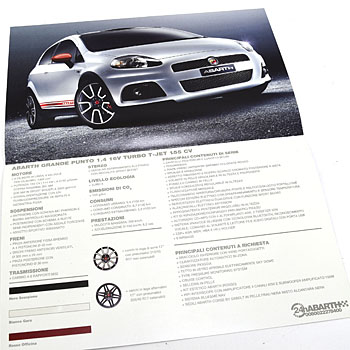 Punto ABARTH Leaflet