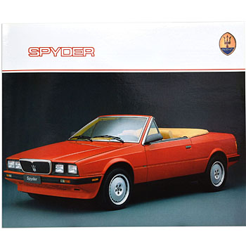 MASERATI Spyder Catalogue(Re-Print)