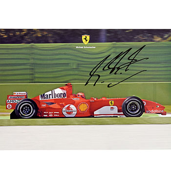 Scuderia Ferrari 2005 Press Card-M.Schumacher Signed- Type B