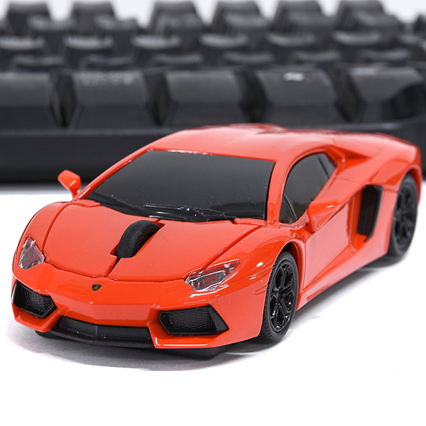 Lamborghini Aventador wireless mouse(Orange)