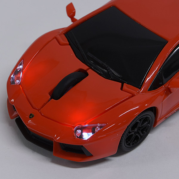 Lamborghini Aventador wireless mouse(Orange)