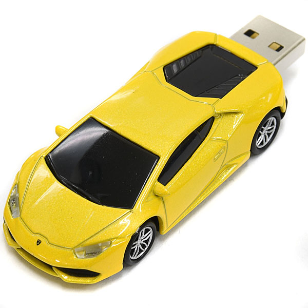 1/68 Lamborghini Huracan Miniature Shaped USB Memori(Yellow/8GB)