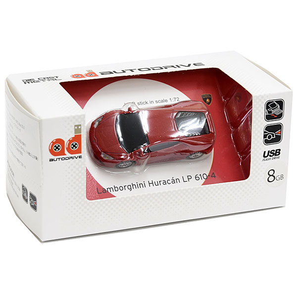 1/68 Lamborghini Huracan Shaped USB Memori(Red/8GB)