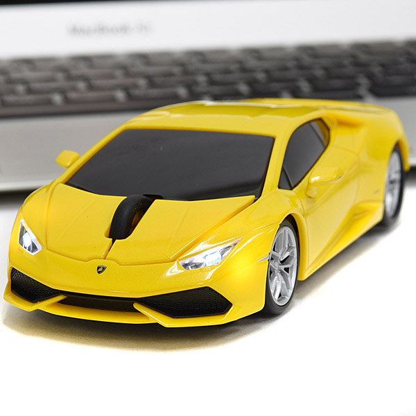 Lamborghini純正Huracanワイヤレスマウス(イエロー)