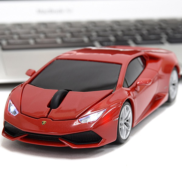 Lamborghini純正Huracanワイヤレスマウス(レッド)