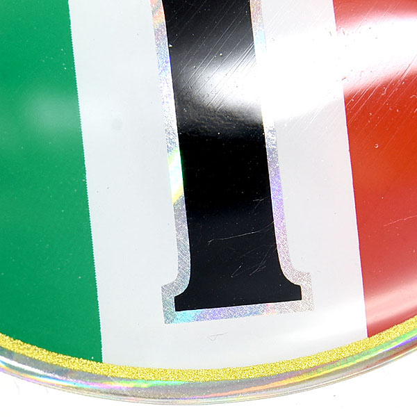 Italian Flag 3D Sticker(Oval I)