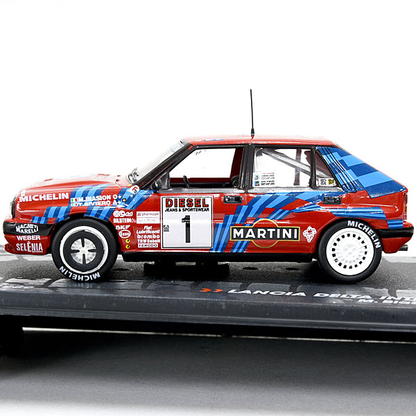 1/43 Lancia Delta HF integrale 16V Miniature Model-MIKI BIASION Signed-