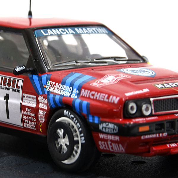 1/43 Lancia Delta HF integrale 16V Miniature Model-MIKI BIASION Signed-