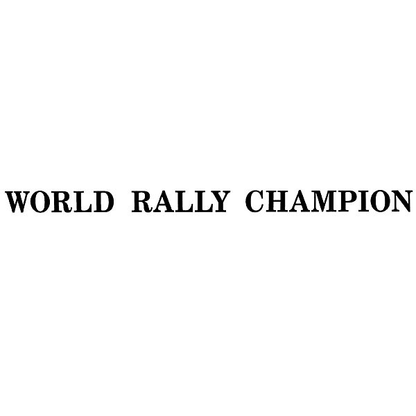 DELTA WORLD RALLY CHAMPIONEステッカー(切文字タイプ)