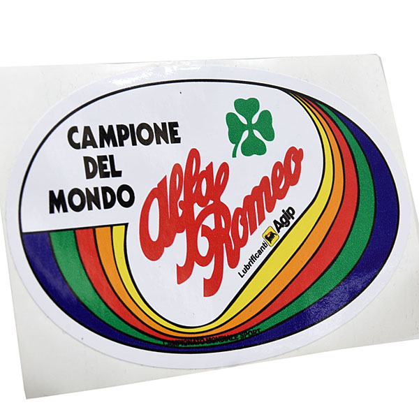 Alfa Romeo Campione del Mondo Sticker(Oval)