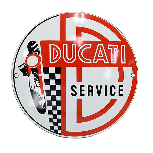 DUCATI SERVICEホーローサインボード