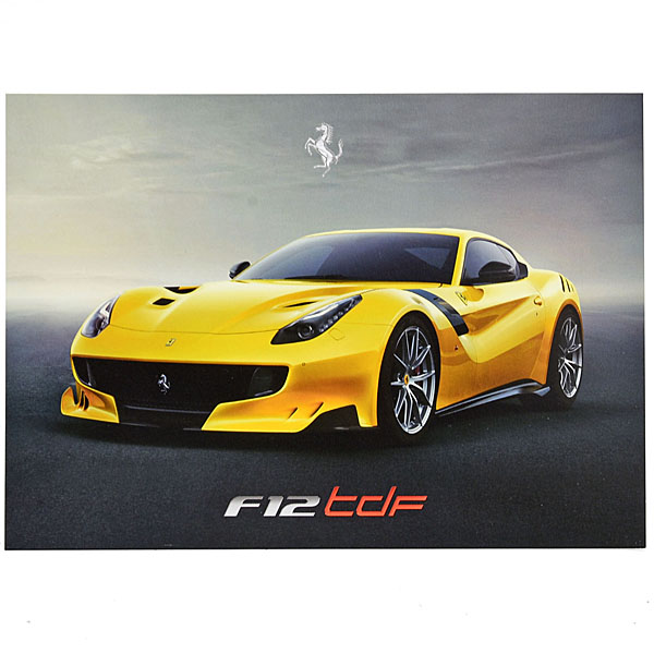 Ferrari純正F12 tdfプレスカード