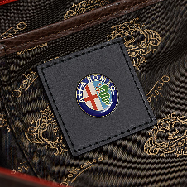 Alfa Romeo Tote Bag (Red/Brown) by Orobianco