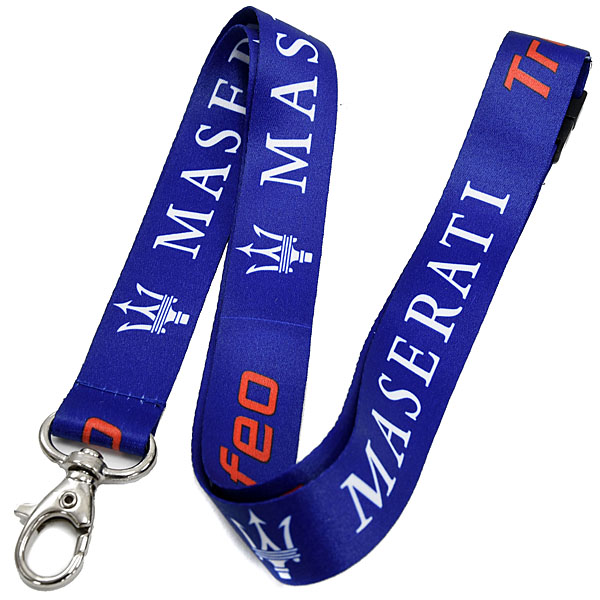 MASERATI Trofeo Neck Strap Blue