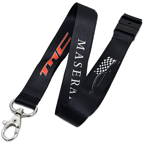 MASERATI Neck Strap (MC Logo) Black