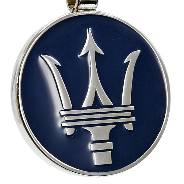 MASERATI Keyring(Round/Blue)