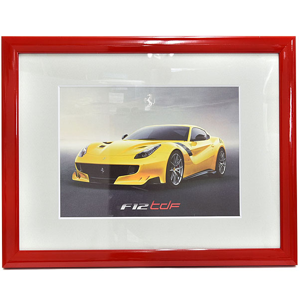 Ferrari F12 tdf Presentation Card with Frame