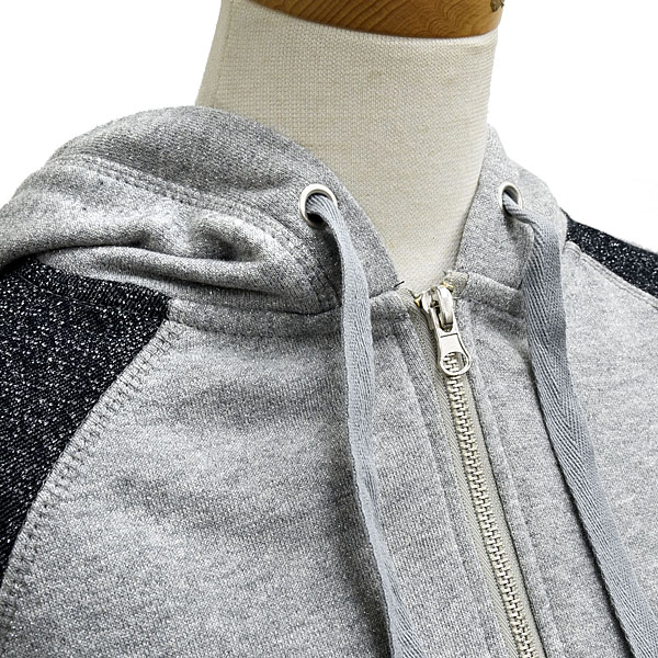 ABARTH Ladies Glitter Full-Zip Hooded Sweatshirt