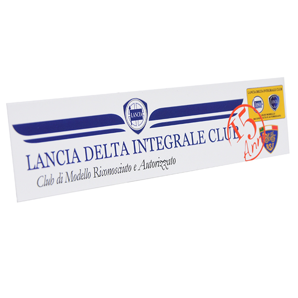 LANCIA DELTA Integrale Club 15anni Memorial Sticker