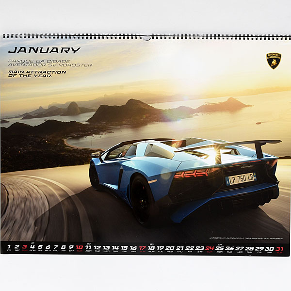Lamborghini 2016 calender