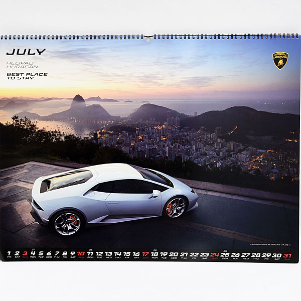 Lamborghini 2016 calender