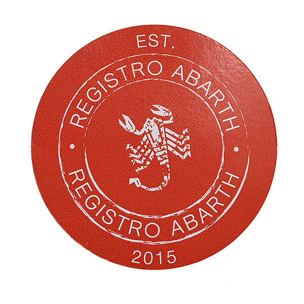 REGISTRO ABARTH Sticker(Red)