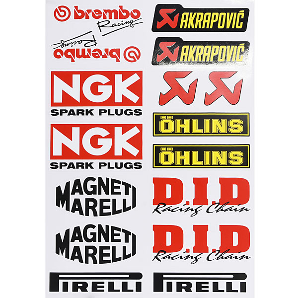 Sponsors Stickers Set(Brembo)