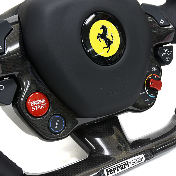 Ferrari Genuine La Ferrari Steering Wheel (Gloss Finish Carbon)