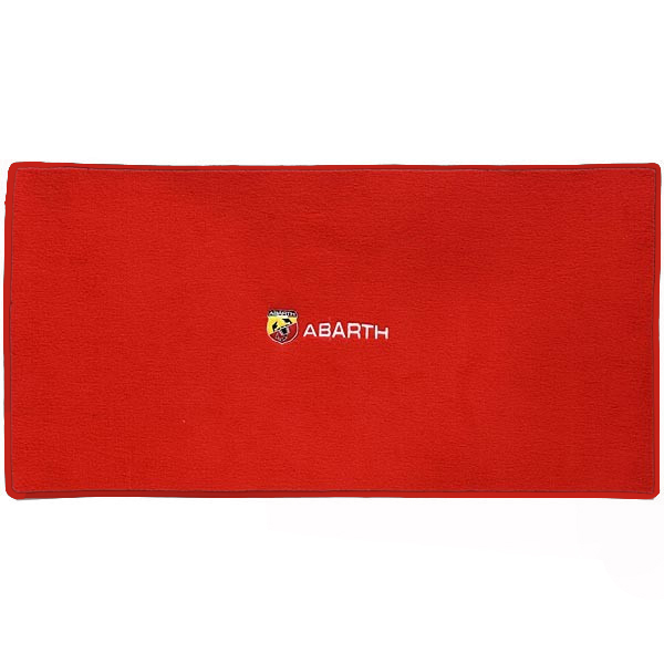 FIAT 500/ABARTH 500 Luggage Mat(Red/ABARTH Logo/Black Piping)