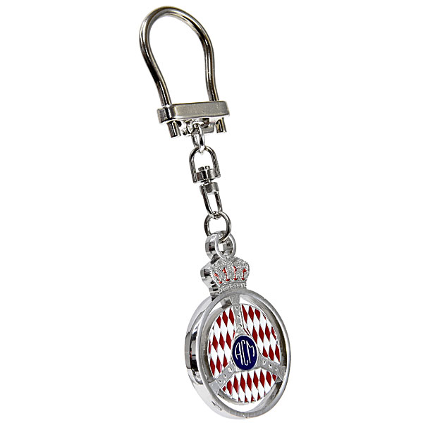 AUTOMOBILE CLUB DE MONACO Official Keyring(Silver)